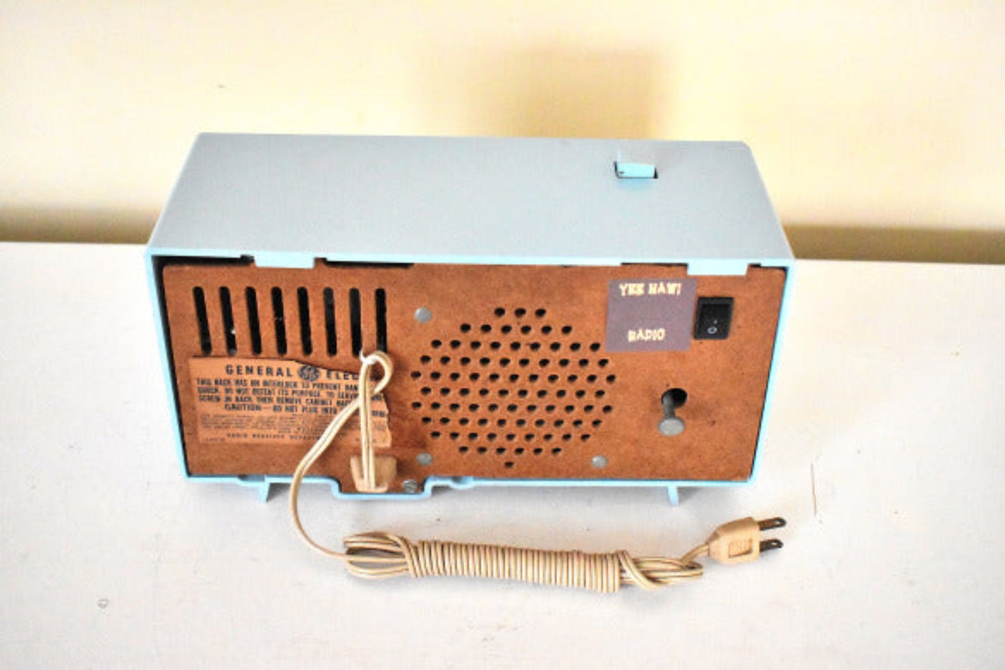 Bluetooth Ready To Go - Cornflower Blue 1966 General Electric Model C-411A AM Vacuum Tube Radio Sounds Great! Excellent Condition!